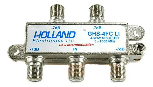 Derivador Splitter Digital Holland 1ghz Ghs-4fcli Tv Led Tda - Imagen 3