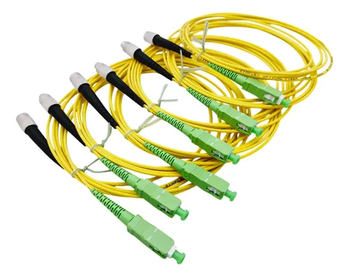 Patch Cord Fibra Optica Fc/upc Fc/pc A Sc/apc Mono 2 Mts X6u