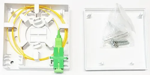 Roseta Fibra Optica Ftth Completa Acoplador Pigtel Manguito
