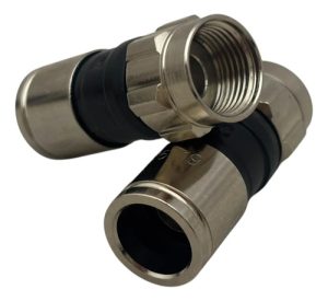 Conector F-6 De Compresión Para Rg-6 Ppc X 50 Unidades