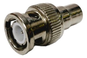Conector Adaptador Bnc Macho A Rca Hembra X10 Unids
