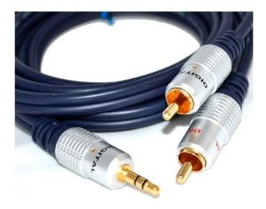 Cable Audio Estéreo 1.8 Mts 2 Rca Mini Plug Tda Tv Celulares