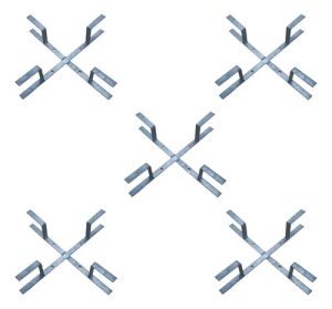 Cruz De Reserva 35 X 35cm Galvanizada Para Fibra Optica X50u