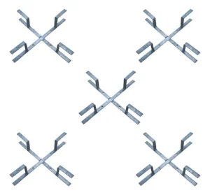 Cruz De Reserva 35 X 35cm Galvanizada Para Fibra Optica X5