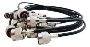 Patch Cord Coaxil Rg-58 Con Conector N Macho Baja Perdida X6