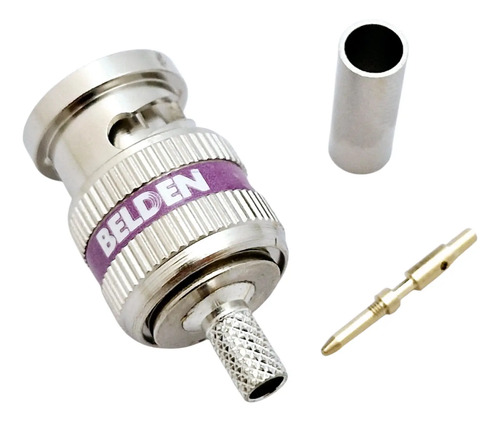 Conector Bnc 75 Ohm 12g 8k 4855rbuhd3 Belden 4855r 4505r X10 - Imagen 4