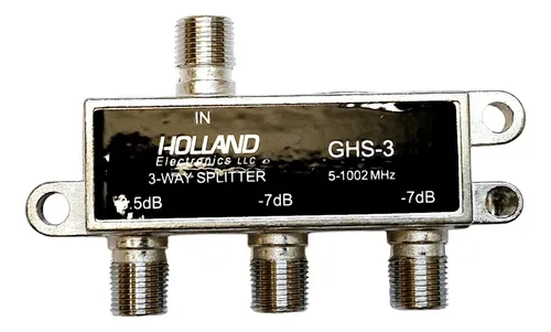 Derivador Splitter De Señal Holland Ghs-3 P/ Coaxil Conector - Imagen 2