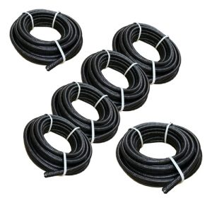 Caño Metálico Flexible + Pvc Antirroedor 1/2 X25mts X4uds