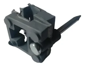 Grampa Clip Con Clavo Para Fibra Optica Drop Negro X100 Unid