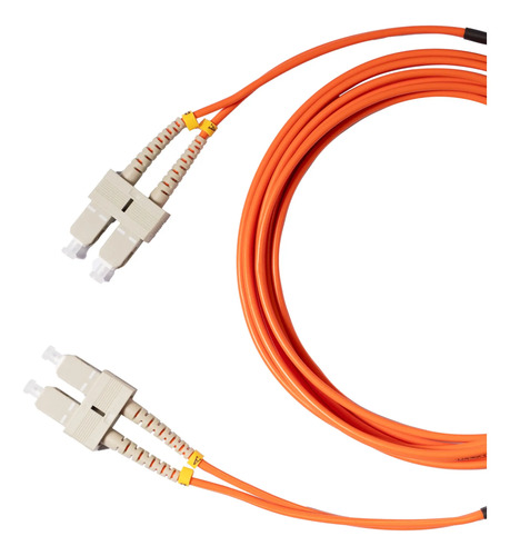 Patch Cord Sc/pc Sc/pc Multimodo Duplex 62.5/125 Om1 5mts X5 - Imagen 2