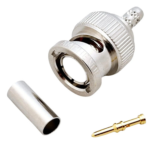 Conector Bnc Macho Amphenol Para Belden 1855a X10 Unids - Imagen 3
