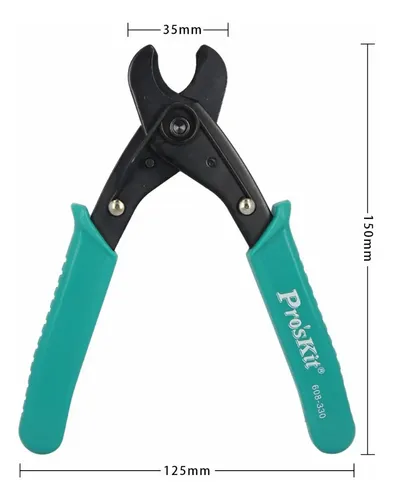 Pinza Alicate P/ Cable Redondo Y Coaxil Proskit 608-330 - Imagen 4