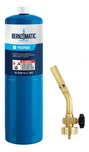 Garrafa De Gas Propano 394 Gr Tx9 Bernzomatic Azul - Imagen 3