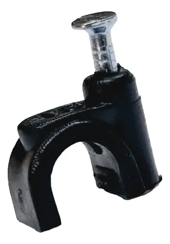 Grampa Clip Omega P/ Coaxil Holland Clavo Acerado X1000 Unid - Imagen 3