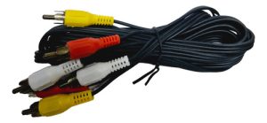 Cable Rca 3 Rca A 3 Rca Macho 1,5 Metros Audio Video X10 Uni