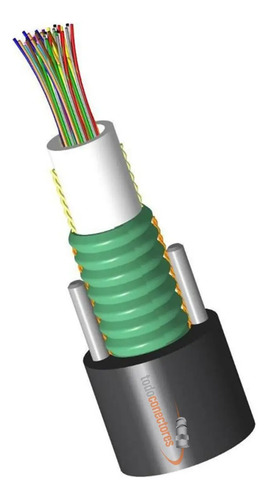 Fibra Optica 12h Anti Roedor Metalica Lszh Hellermann 1 Km - Imagen 2