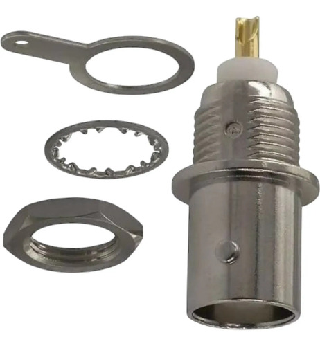 Conector Bnc Hembra Chasis Con Tuerca Amphenol 50 Ohms X10u