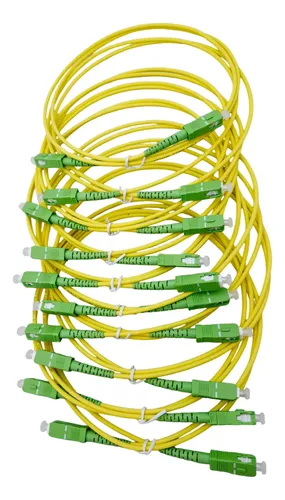 Patch Cord Fibra Optica Sc/apc A Sc/apc 1 Mts 3mm X10 Unids - Imagen 7