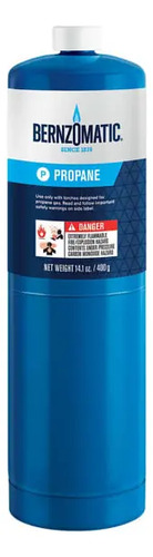 Garrafa De Gas Propano 394 Gr Tx9 Bernzomatic Azul - Imagen 2