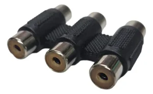 Union Empalme Hembra - Hembra Rca X 3 Video Audio Estereo