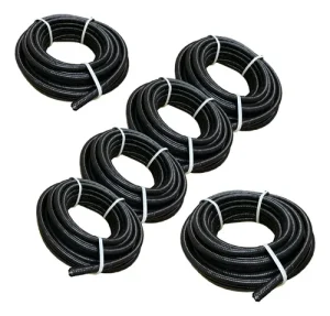 Caño Metálico Flexible + Pvc Antirroedor 7/8 X25mts X4uds
