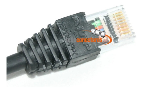 Patch Cord Amp Cable Utp Cat 5e 2.4 Mts - Imagen 4