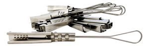 Retencion Clamp Metal Para Fibra Plana Glc Flat X500 Unids