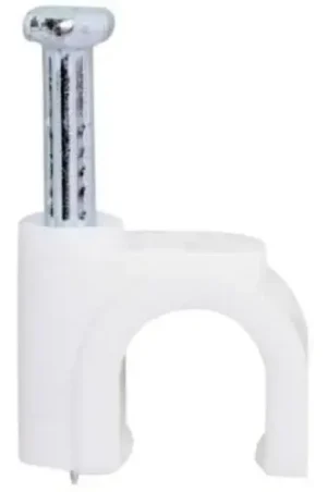 Grampa Clip Omega P/ Coaxil Holland Clavo Acerado X10 Unids