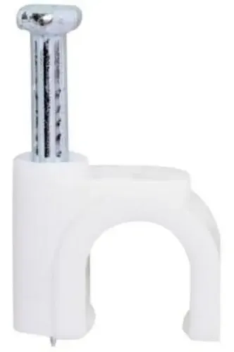 Grampa Clip Omega P/ Coaxil Holland Clavo Acerado X10 Unids
