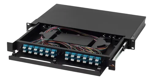 Odf Pachera Fibra Optica Pigtail Lc/upc Duplex 24 Puertos