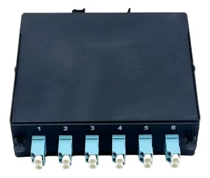 Distribuidor Fibra Optica Odf Para Riel Din 6 Lc Duplex Om3
