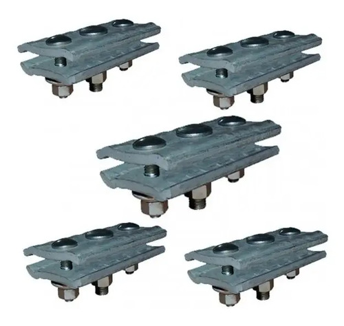 Morseto 3 Bulones Completo Pesado P/linga Catv X5 Unids