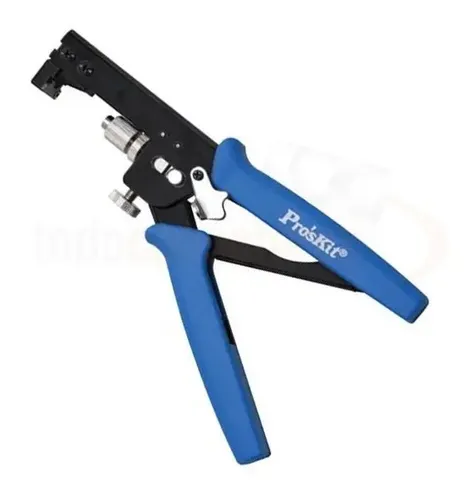 Pinza Crimpeadora A Compresion P/ F Bnc Rca Proskit Cp-806