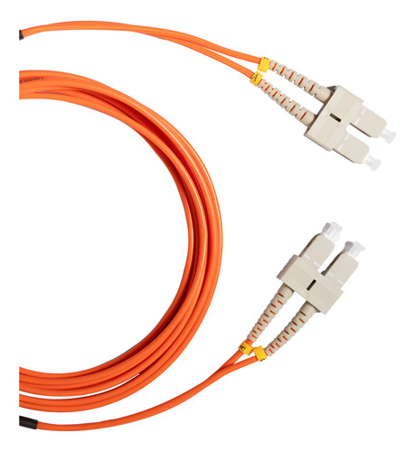 Patch Cord Sc/pc Sc/pc Multimodo Duplex 62.5/125 Om1 5mts X5