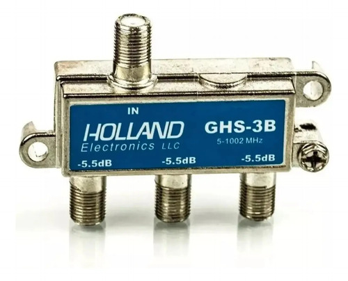 Derivador Splitter D Señal Holland Ghs-3b Balanceado Coaxil - Imagen 2