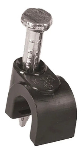 Grampa Clip Omega P/ Coaxil Holland Clavo Acerado X100 Unids