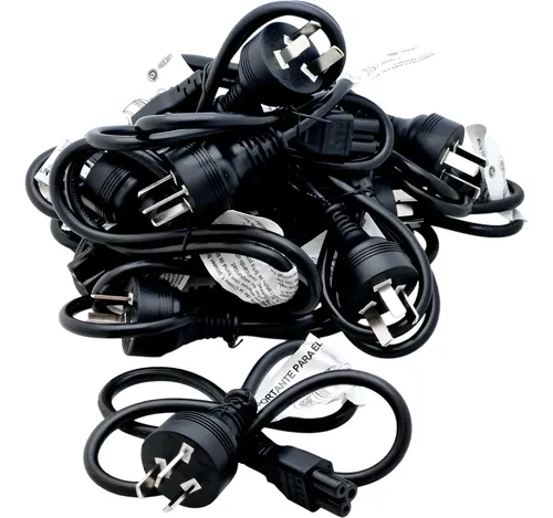 Cable Power Trebol Mickey Notebook 3x075 70 Cm Iram2073 X10 - Imagen 2