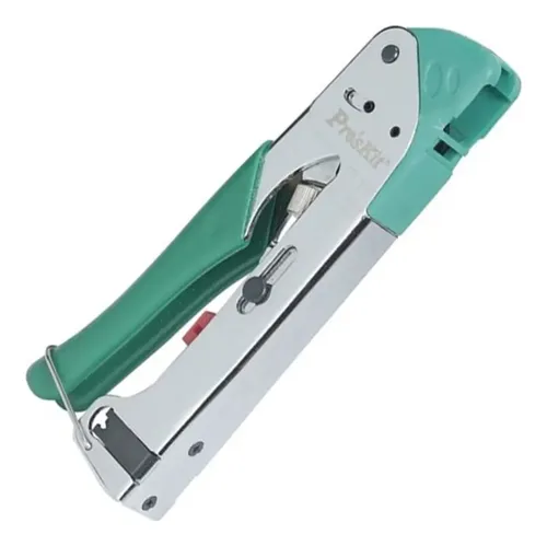 Pinza Crimpeadora Proskit Bnc Rca Conector F Coaxil Cp 313 - Imagen 3