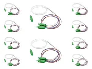 Derivador Splitter Fbt 1x2 60/40 Conectorizado Sc/apc X10u
