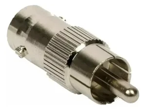 Conector Adaptador Rca Macho A Bnc Hembra X10 Unids