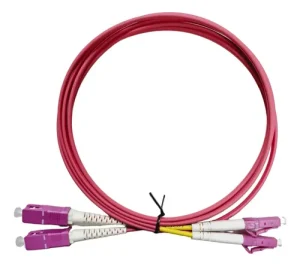 Patch Cord Sc/pc Lc/pc Multimodo Duplex 50/125 2mm Om4 2mts