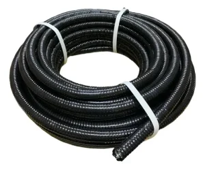 Caño Metálico Flexible Cubierto Polietileno 1/2 X25 Mts