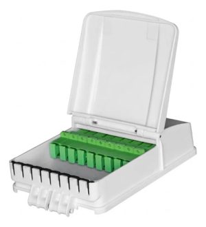 Caja Nap Distribucion Fibra Optica Ftth Edificio 1x8 Sc/apc
