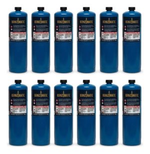 Garrafa De Gas Propano 394 Gr Tx9 Bernzomatic Azul X12 Uds