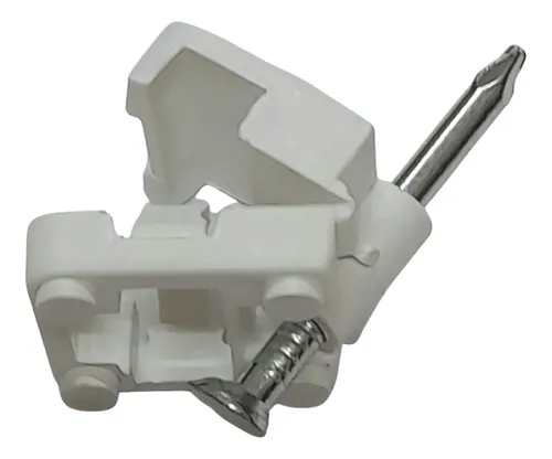 Grampa Clip Con Clavo Para Fibra Optica Drop Negro X1000 Uni - Imagen 3