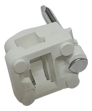 Grampa Clip Con Clavo Para Fibra Optica Drop Negro X100 Unid