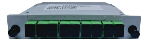 Derivador Splitter 1x8 Fibra Optica Plc P/ Modulo Rack Lgx