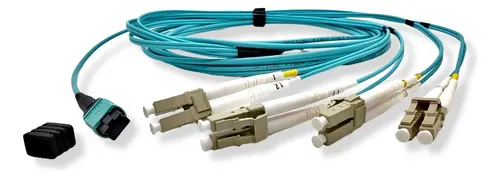 Patch Cord Breakout Om3 50/125 Mpo Hembra A Lc 8 Fibras X2u - Imagen 3