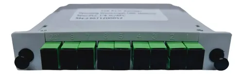 Derivador Splitter 1x8 Fibra Optica Plc P/ Modulo Rack Lgx - Imagen 2