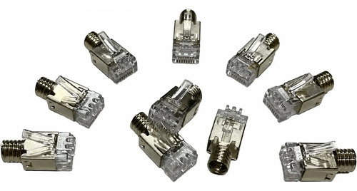 Ficha Plug Rj-45 Blindado Cat-6a Commscope X10u 6-2111984-3